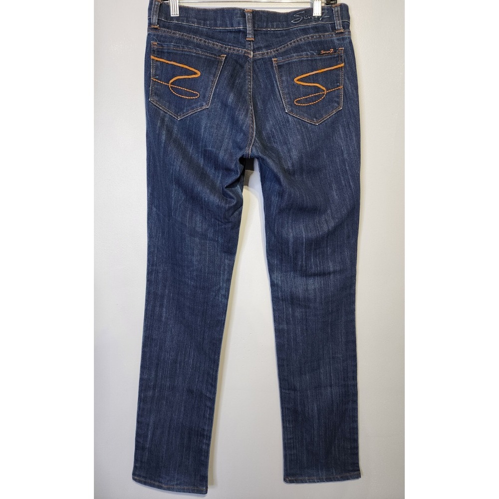 Seven7 Bootcut Jeans Womens Size 30x32 Blue Denim‎ Pants Ladies Mid Rise